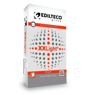 Chape légère fibrée xxlight sac 70lt    300KG/M3