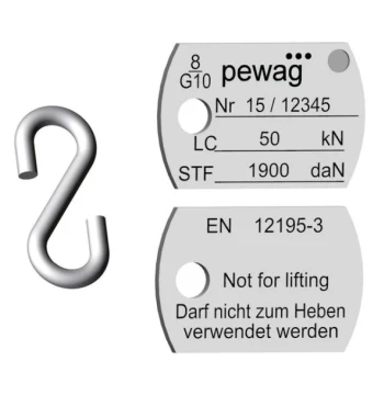 Plaquette d'identification Grade 100