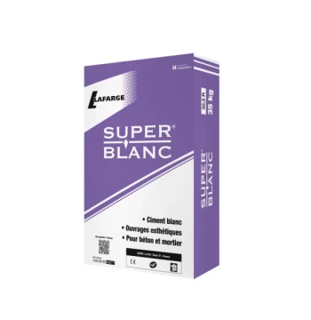 Ciment superblanc 32,5R en sac de 35KG