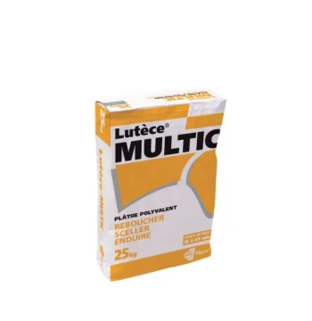 Plâtre manuel PLACOPLATRE LUTECE MULTIC sac de 25 KG