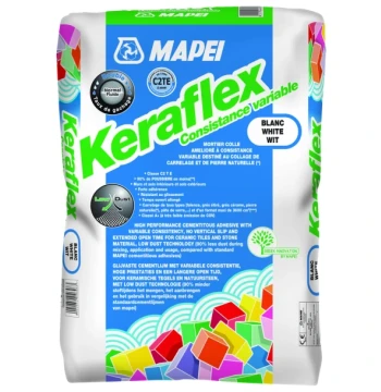 Colle à carrelage KERAFLEX blanche en sac de 25KG