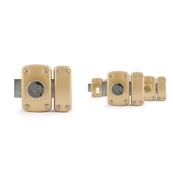 Verrou de porte bouton varié cylindre de 40