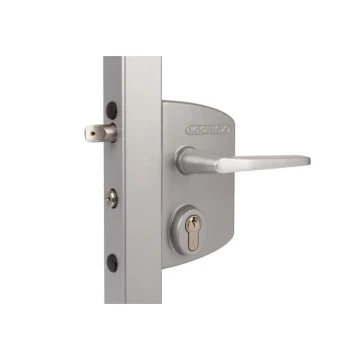 Serrure pour portail battant LOCINOX vert 40 à 60 mm