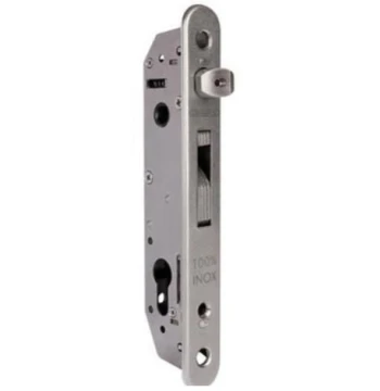 Serrure à encastrer inox pour tube de 40mm