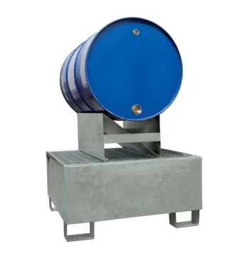 Support en acier pour fût couché de 60 et 220 L