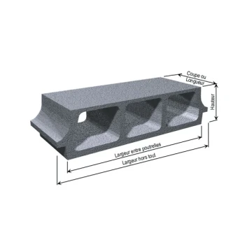 Entrevous beton 12x57x20