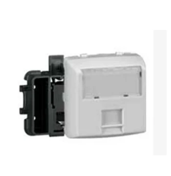 Prise RJ45 catégorie6 FTP 9 contacts appareillage saillie composable blanc