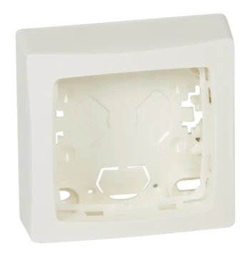 Cadre saillie 1 poste appareillage saillie blanc