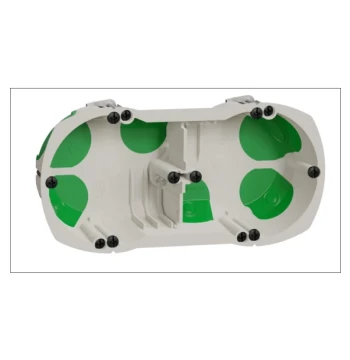 Boîte étanche MUTIFIX AIR 2 postes entraxe 71MM, D67MM, P40MM