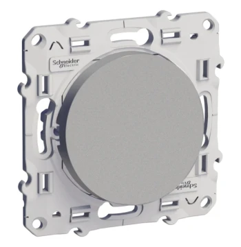 Interrupteur va et vient anthracite ODACE 10A, à vis