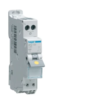 Disjoncteur 1P+N 3kA C-2A connexion sans vis 1 module