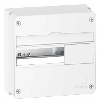 Coffret en saillie blanc (RAL 9003) RESI9 - 1 rangée de 13 modules