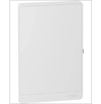 Porte Styl blanche (RAL 9003) RESI9 pour coffret 2 rangées de 13 modules