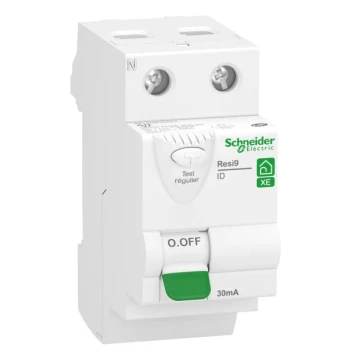 Interrupteur différentiel RESI9 XE -2P- 30mA - Type AC - embrochable
