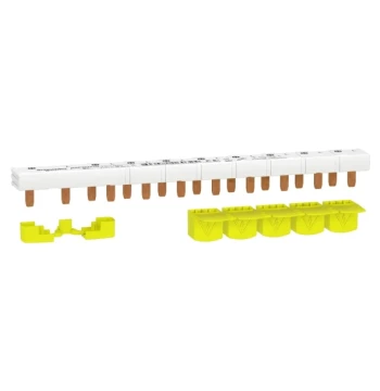 Peigne monobloc RESI9 XP - 1P+N - 63A, cache dents de 5 modules