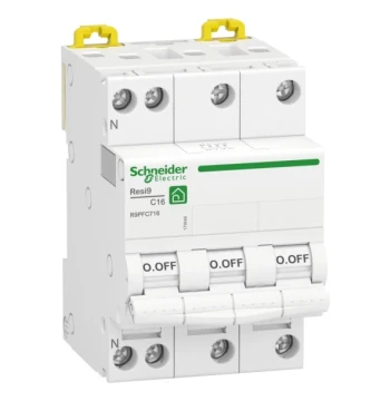 Disjoncteur modulaire RESI9 XP- 3P+N - 16A - courbe C - peignable