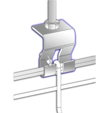 Agrafe rapide pour suspension du chemin de câble fil BFR - Finition Z275