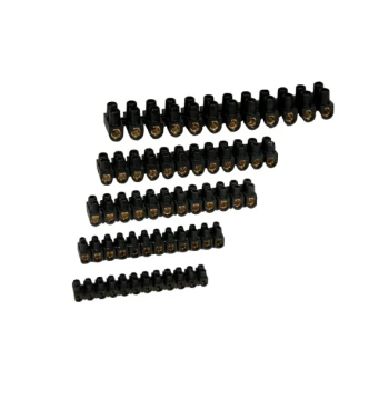 Barrette domino laiton noire 25 MM2