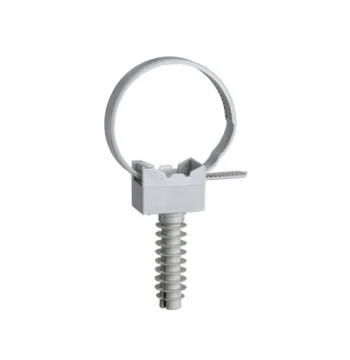 Mureva FIX - Instacables pour conduits D16-32MM - Gris - avec Cheville filetée