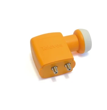 Convertisseur parabole LNB universel twin orange