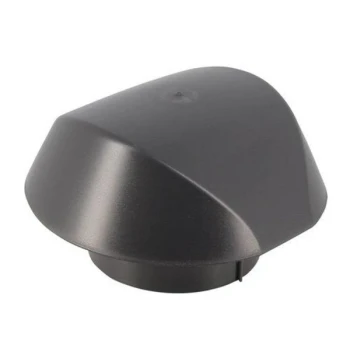 Chapeau ventilation sans moustiquaire D100 anthracite