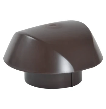 Chapeau ventilation simple avec moustiquaire  D100 anthracite