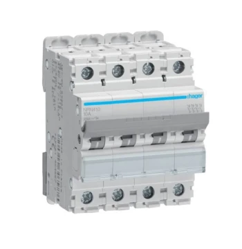 Disjoncteur 4P 25kA courbe C - 6A 4 modules
