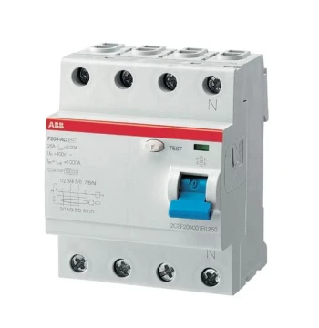 Interrupteur differentiel 4P à vis F204