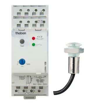 Interrupteur crépusculaire modulaire rail DIN - Réf. 582413
