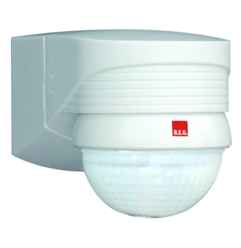 Détecteur de mouvement extérieur orientée vers le bas 280°, tête sphérique orientable blanc LC-PLUS 280