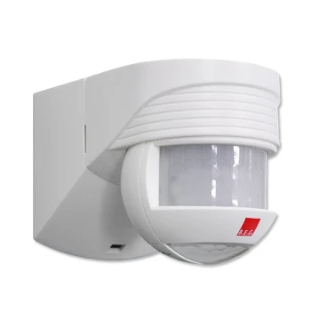Détecteur de mouvement extérieur avec zone de détection de 140° et anti-reptation 180°, tête sphérique orientable blanc LC-CLICK-N 140-BL