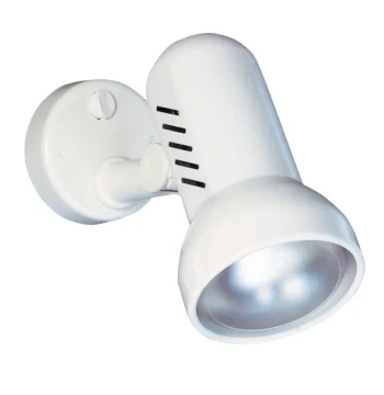 Spot sur patère REMORA E27 100W maximum, orientable, blanc, avec inter, sans lampe