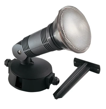 Projecteur extérieur basculant, noir, E27 PAR38 100W max.