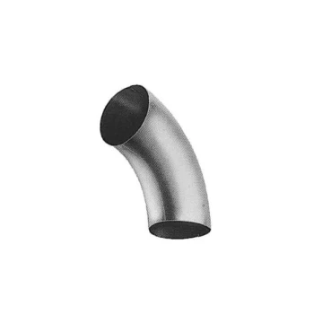 Coude soudé Zinc naturel 