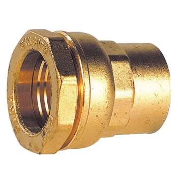 Raccord laiton DECA droit  pour tube fer Femelle 1/2 Dn21