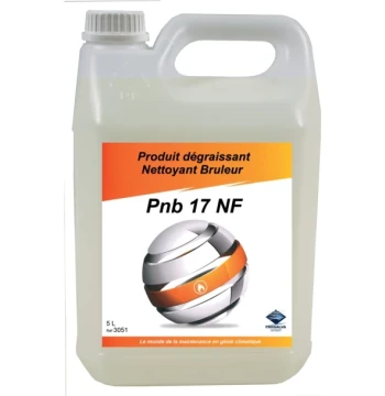 Produit dégraissant nettoyant brûleurs PNB 17 NF 2L