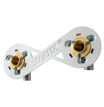Platine STARFIX double 150 à sertir  D12