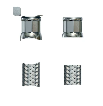 Flexible d'alimentation inox 2 écrous tournants FF