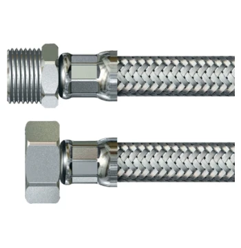 Flexible d'alimentation inox MF écrou tournant 