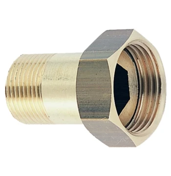 Raccord compteur 2 pièces à visser 3/4 - 1" avec trou de plombage