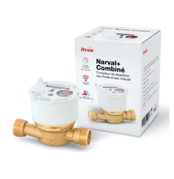 Compteur divisionnaire combiné chaud + froid (70°)