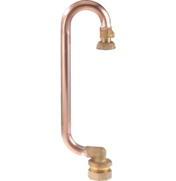 Crosse 180° de sortie de compteur écrou 6/20 JPC PEHD 32 avec oreille
