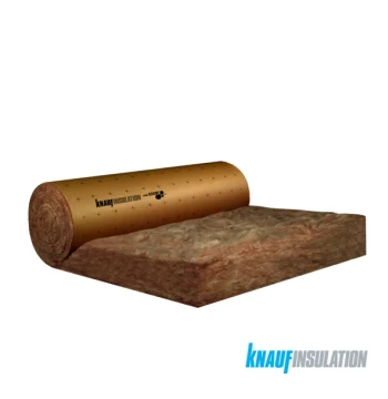 Isolant laine de verre rouleau KNAUF INSULATION ACOUSTIPLUS 032 épaisseur 120  R=3,75 dimension : 2700 X 1200 mm, colis de 3,24 M2