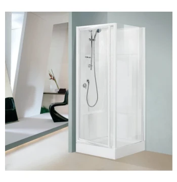 Cabine PLEIN SUD porte pivotante G+F80 avec mitigeur mécanique