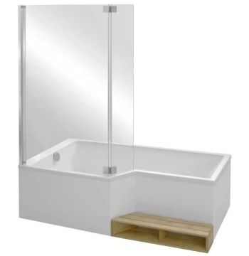 Baignoire bain douche