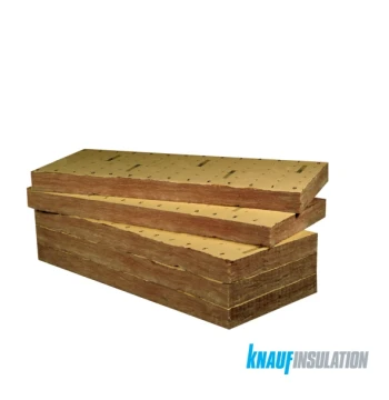 Isolant laine de verre panneau KNAUF INSULATION TP 238 KRAFT épaisseur 75 mm R=2,35 dimension : 600 X 1350 mm, colis de 5,67 M2