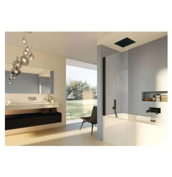 Pare bain pivotant DOMAO noir 140