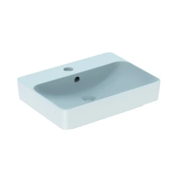 Vasque à poser VARIFORM rectangulaire avec plage de robinetterie