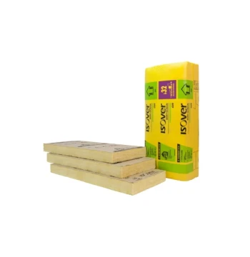 Isolant laine de verre panneau ISOVER GR 32 KRAFT épaisseur 120 mm R=3,75 dimension : 600 X 1350 mm, colis de 4,05 M2