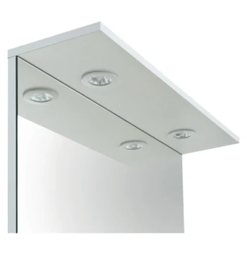 Bandeau lumineux EVA 60 blanc 2 spots à éclairage LEDS